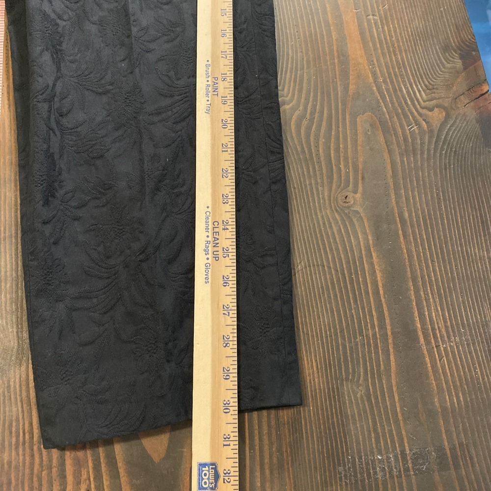 Talbots Woman Stretch Pants Women Black 16W Textured Career Casual Core Business - Picture 8 of 8